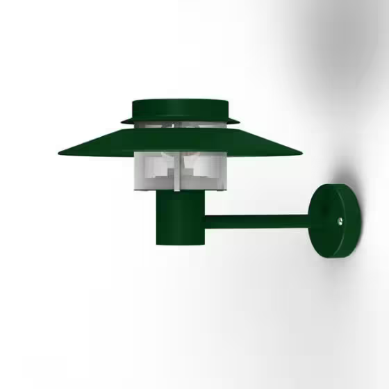 Kerlouan Clear Glass Upwards Wall Bracket