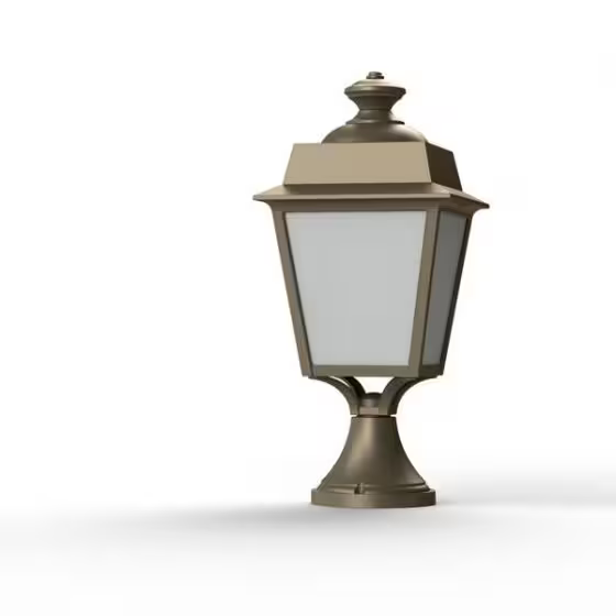 Place des Vosges 1 Evolution Small Opal Glass Pedestal