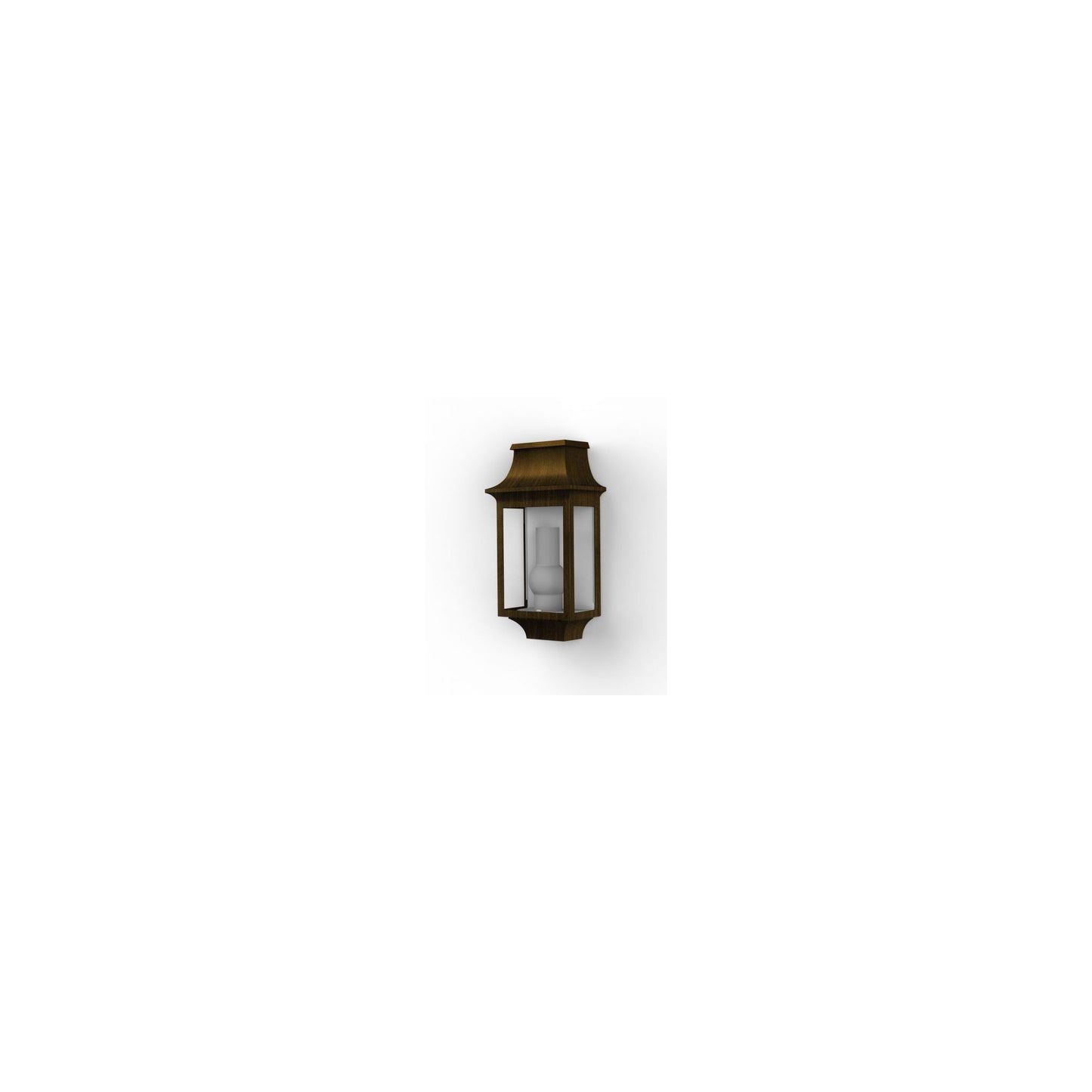 LOUIS PHILIPPE 7 Model 1 Wall Fitting E27 with Clear Diffuser