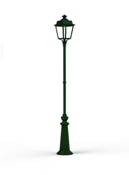 Place des Vosges 1 Evolution Extra-Large Clear Glass Lamp Post