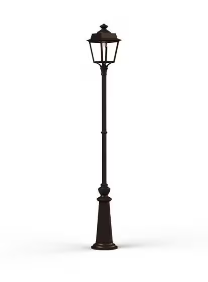 Place des Vosges 1 Evolution Extra-Large Clear Glass Lamp Post