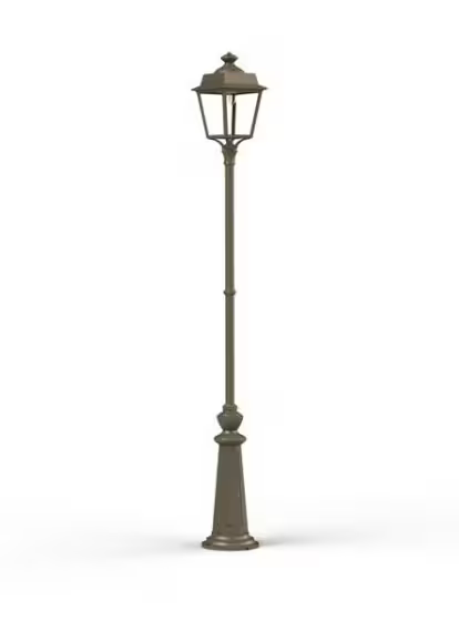 Place des Vosges 1 Evolution Extra-Large Clear Glass Lamp Post