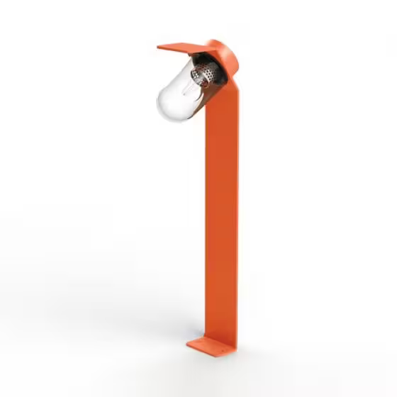 Sherlock Clear Glass Bollard with Extruded Aluminium Profile