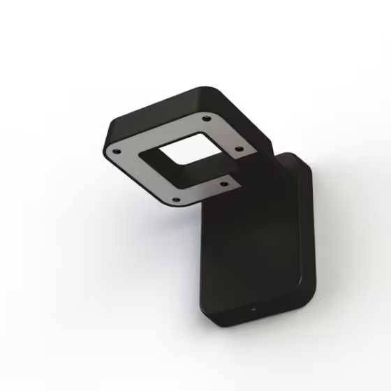 Square Satin Multi-Position 3000K LED Wall Light with Directable Lamp Head