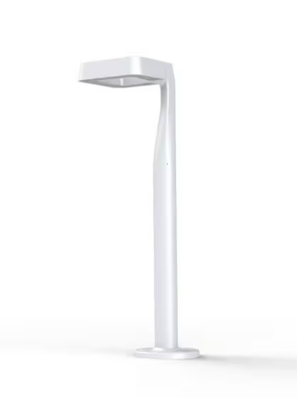 Square Small Satin 3000K Built-in LED Ground Light with Multi-position Directable Lamp Head