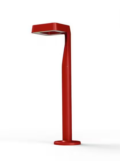 Square Small Satin 3000K Built-in LED Ground Light with Multi-position Directable Lamp Head