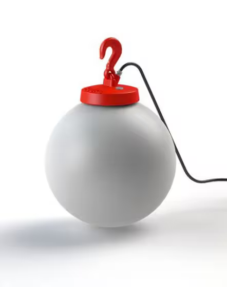 Grumo Small Opal Glass Portable Hanging Light