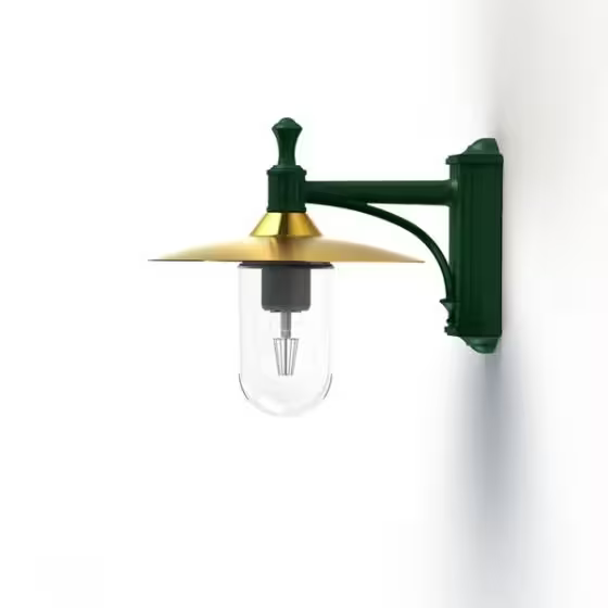 Montana Model 3 Clear Glass & Copper Shade Wall Light