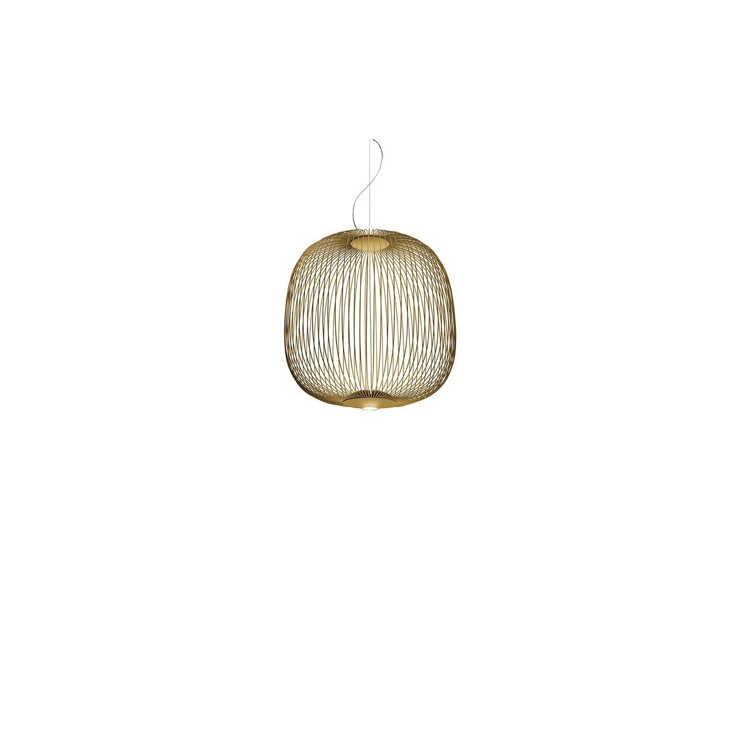 Spokes 2 Dimmable LED Pendant with Varnished Steel & Aluminium