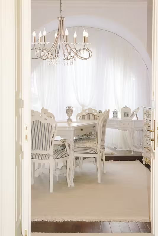 Christina 8-Light Chandelier Silver/Gold
