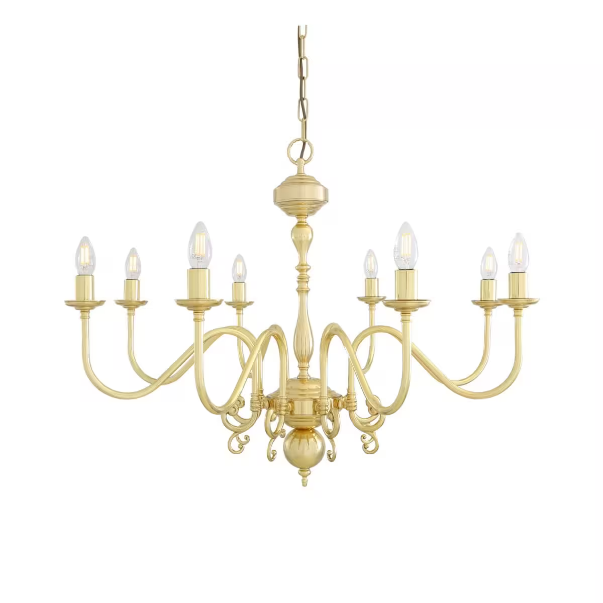 Flemish 8-Light Chandelier