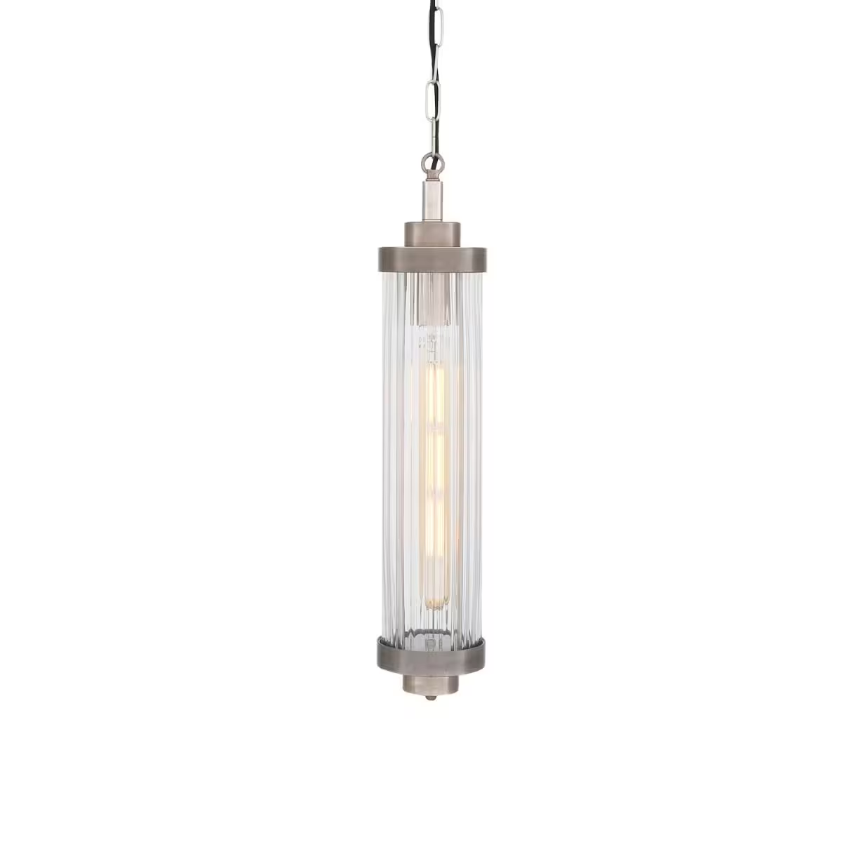 Louise Rippled Glass Pendant IP44