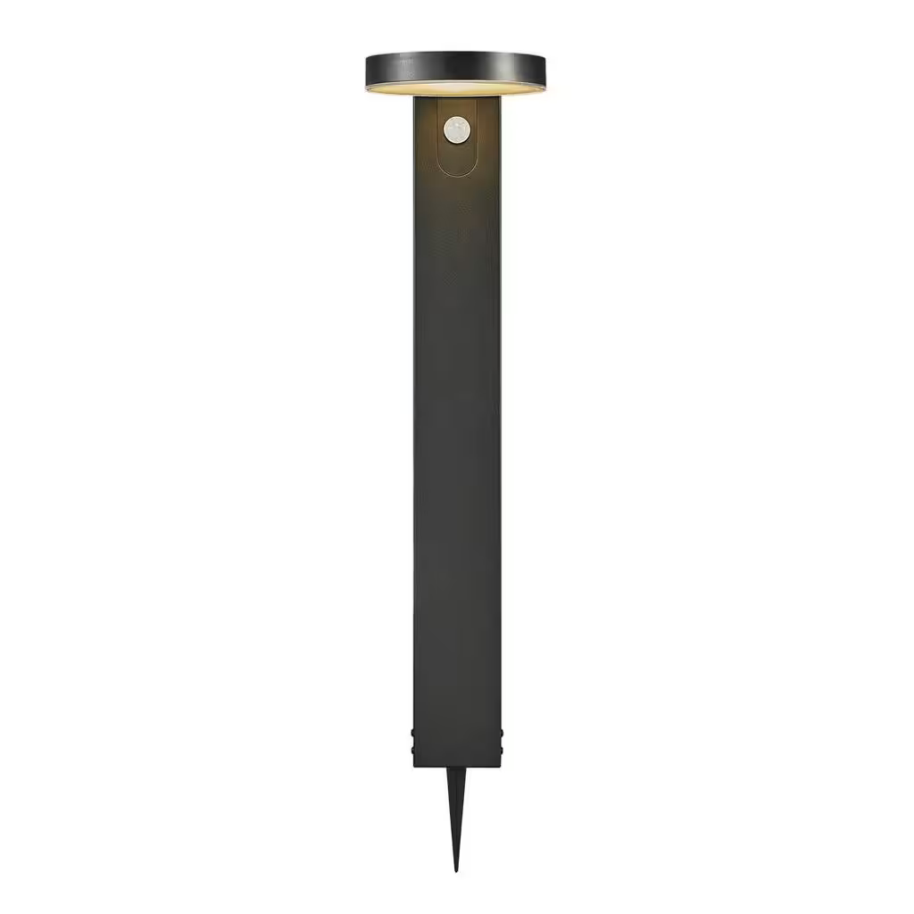 Rica Outdoor Round LED Garden Light Black