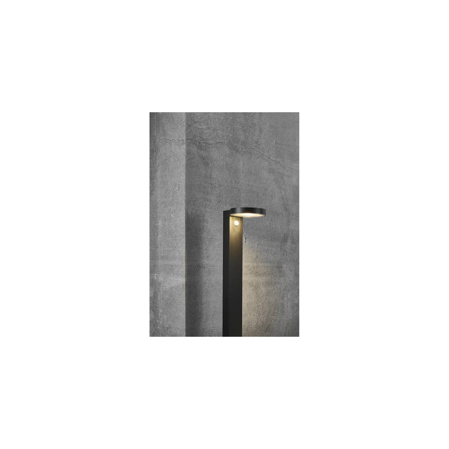 Rica Outdoor Round LED Garden Light Black