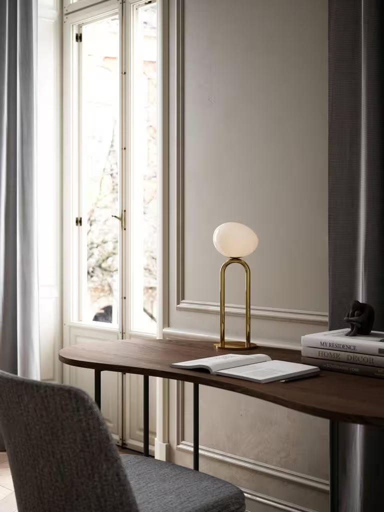 Shapes Table Lamp Brass