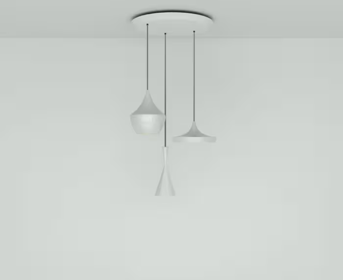 Beat Trio Round Pendant