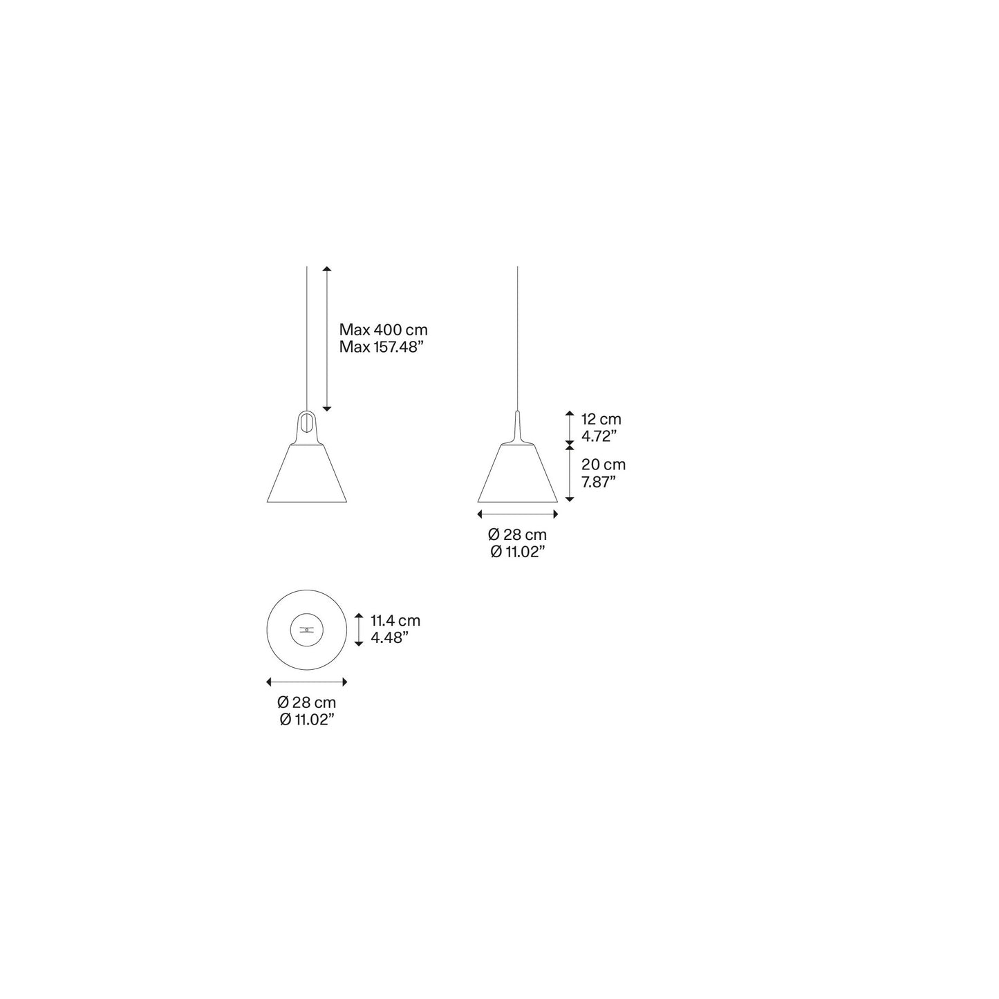 JIM Cone LED Pendant