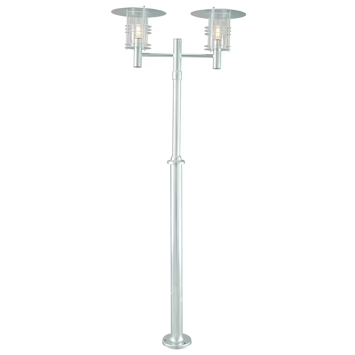 Stockholm Outdoor 2-Light Twin Head Lamp Post
