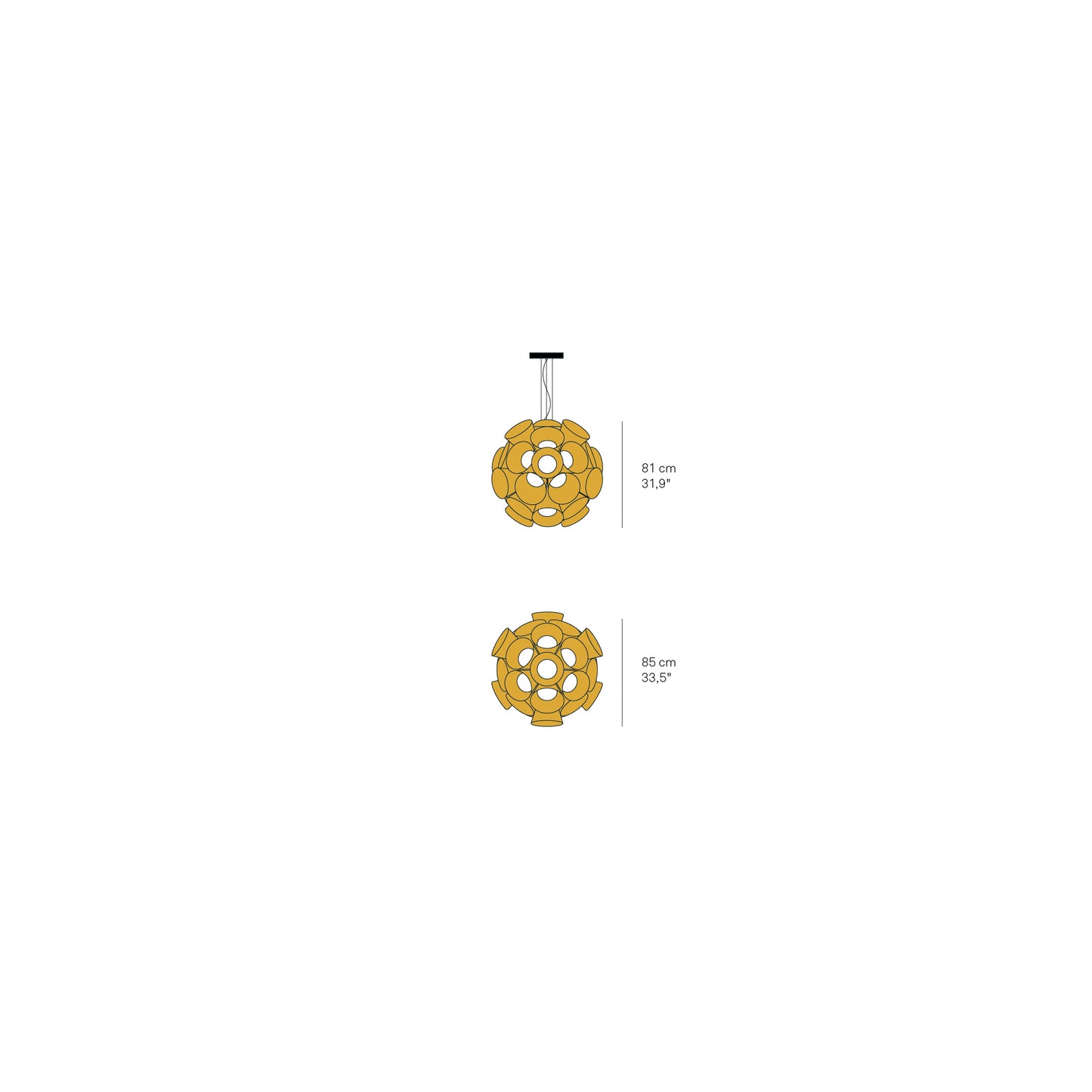 Dandelion LED Pendant