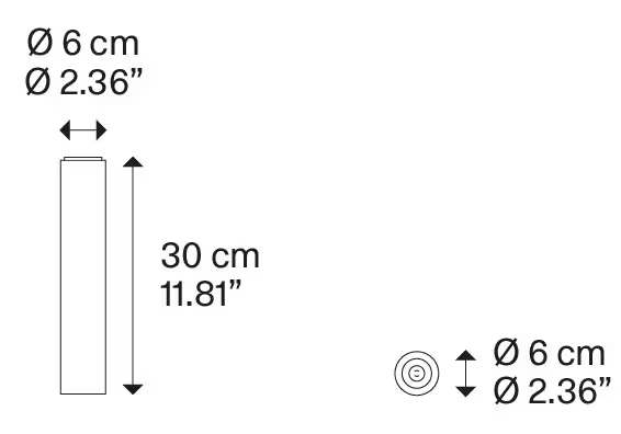 A–Tube Small Ceiling Light