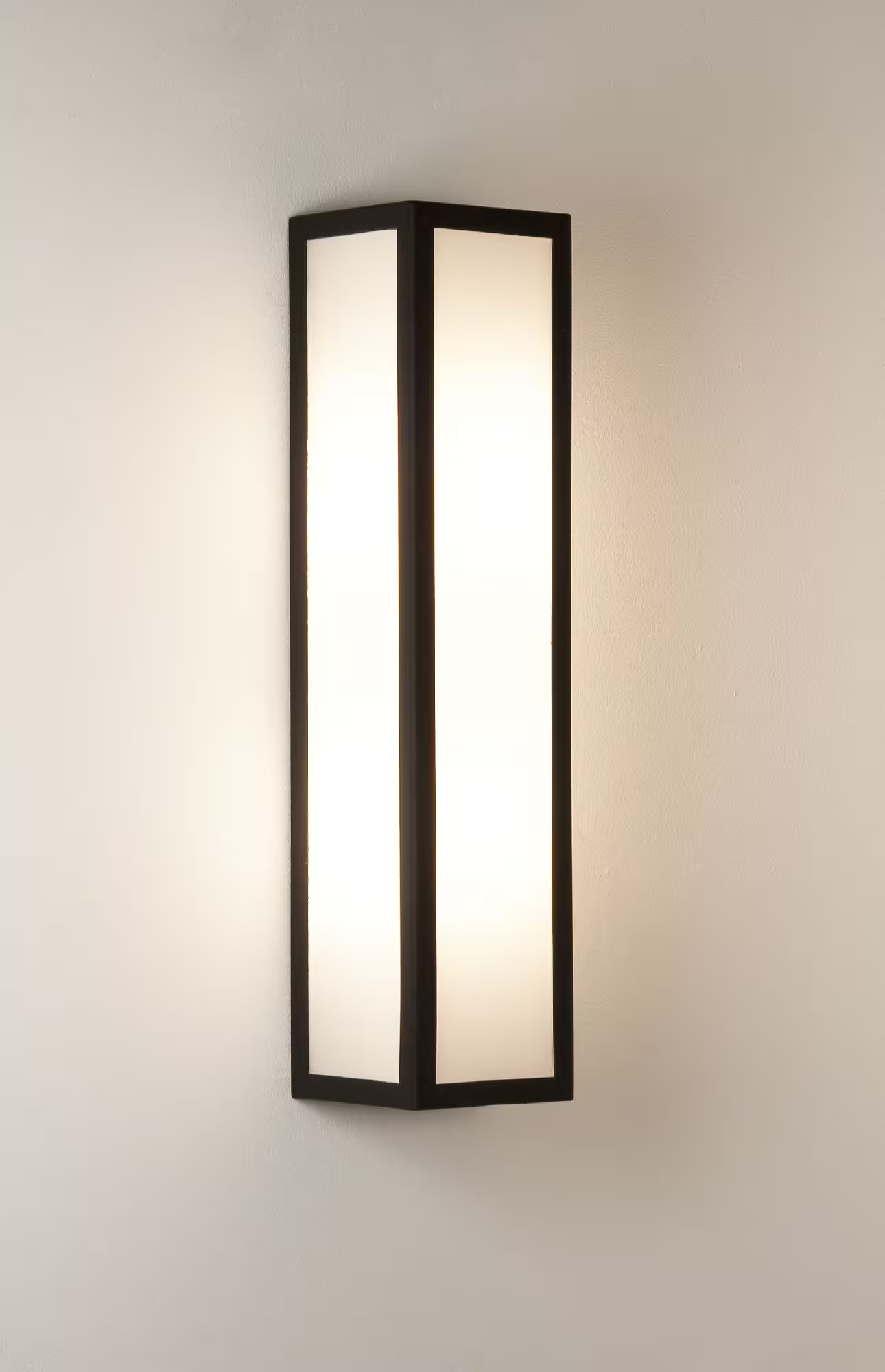 Salerno Exterior Wall Light with Opal Glass