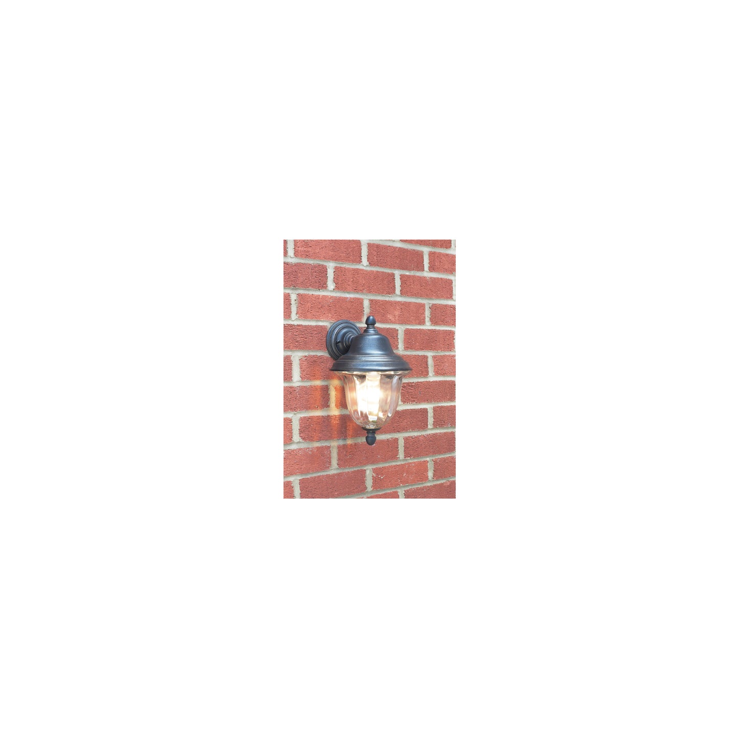 Aldgate Outdoor Wall Light with Black Gold