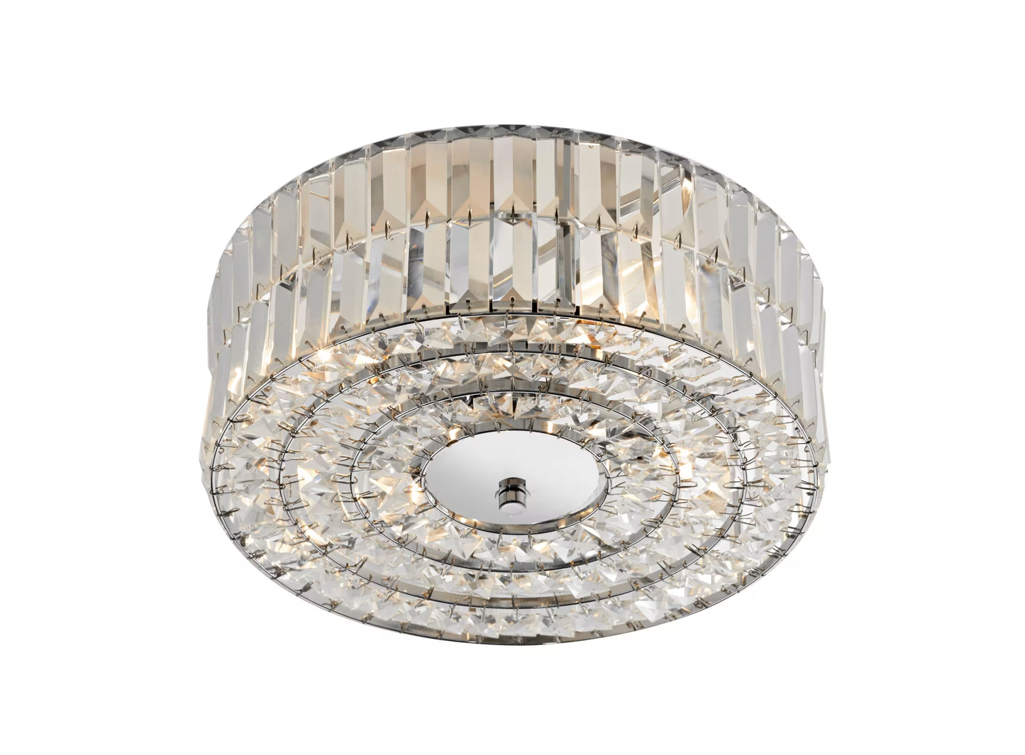 Errol Four-Light Crystal Flush Mount