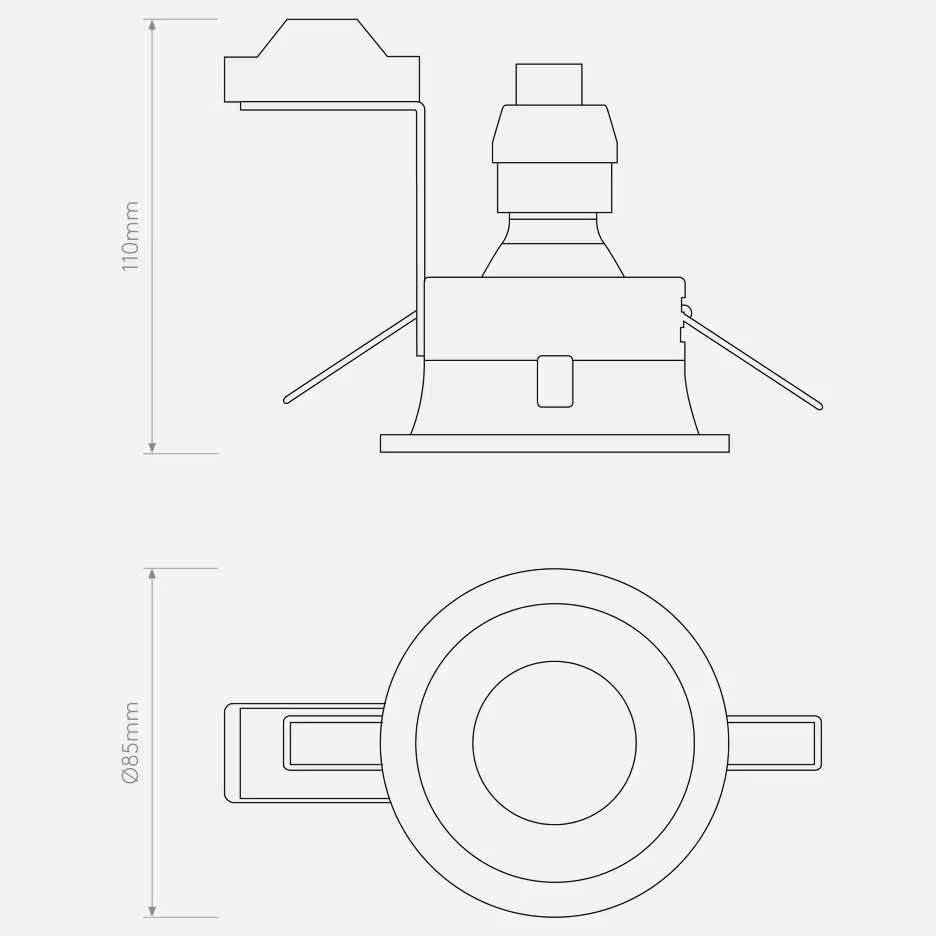 Minima Round IP65 Recessed Downlight
