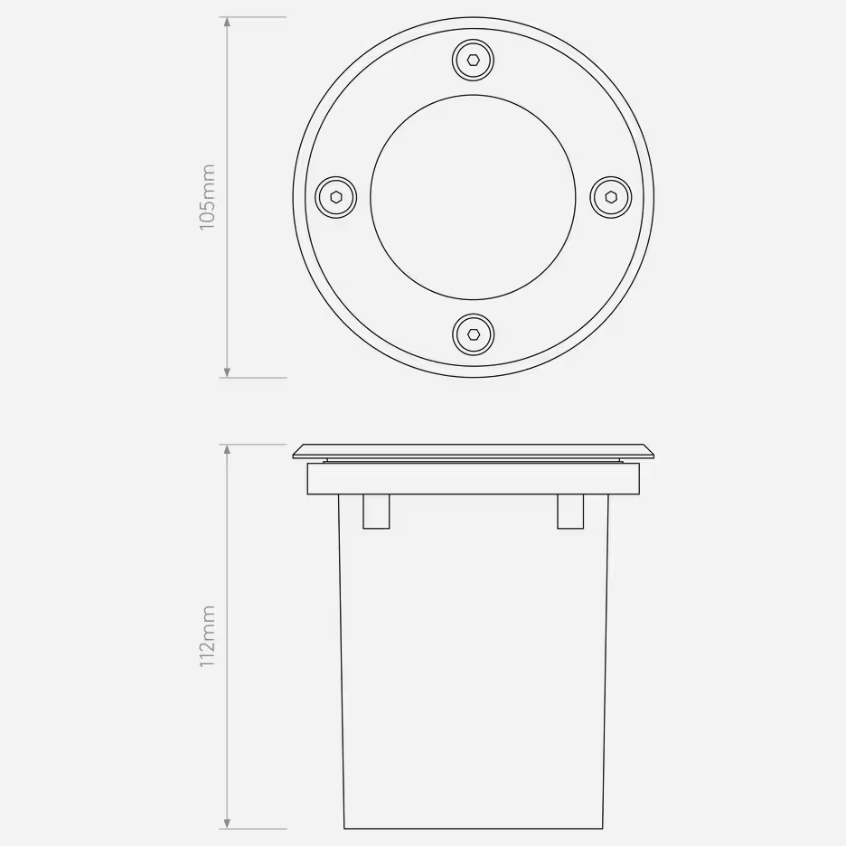 Gramos Round Ground Light