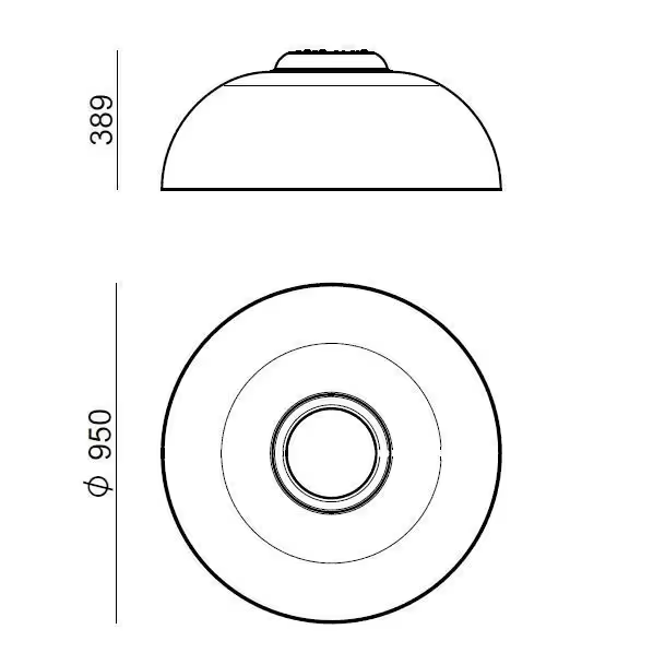 Demi Ø95 Wall & Ceiling Light