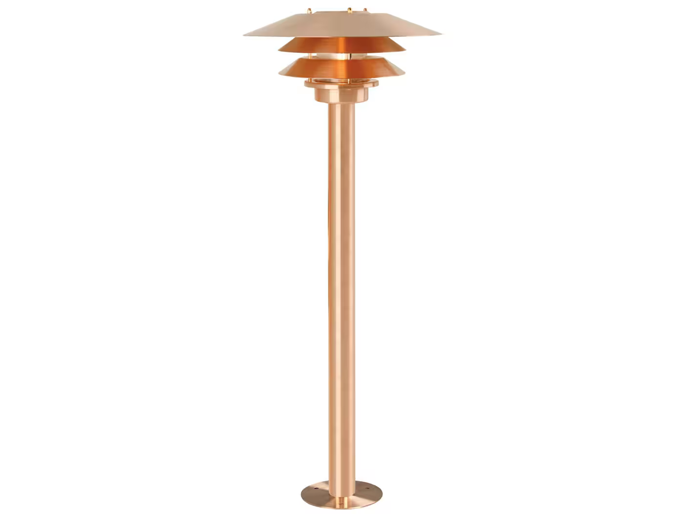 Venø Outdoor Bollard with Layered Shades