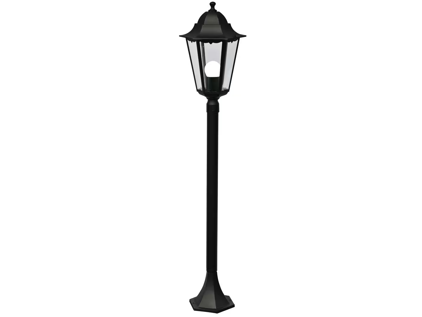 Cardiff Outdoor Pillar Light Matt Black
