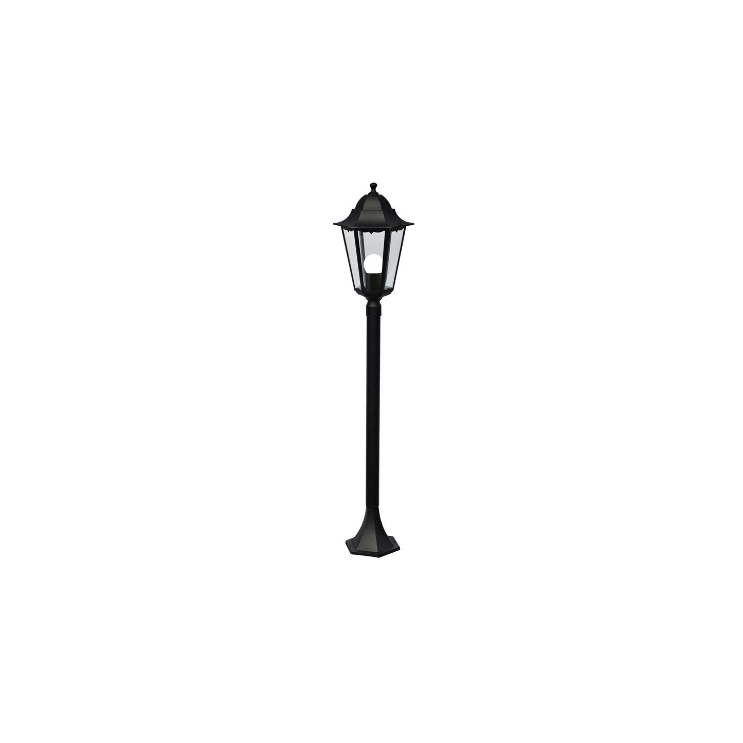 Cardiff Outdoor Pillar Light Matt Black