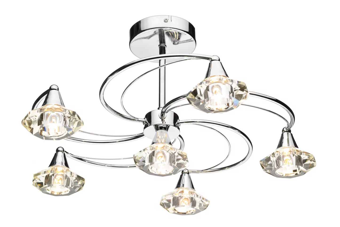 Luther 6-Light Semi Flush