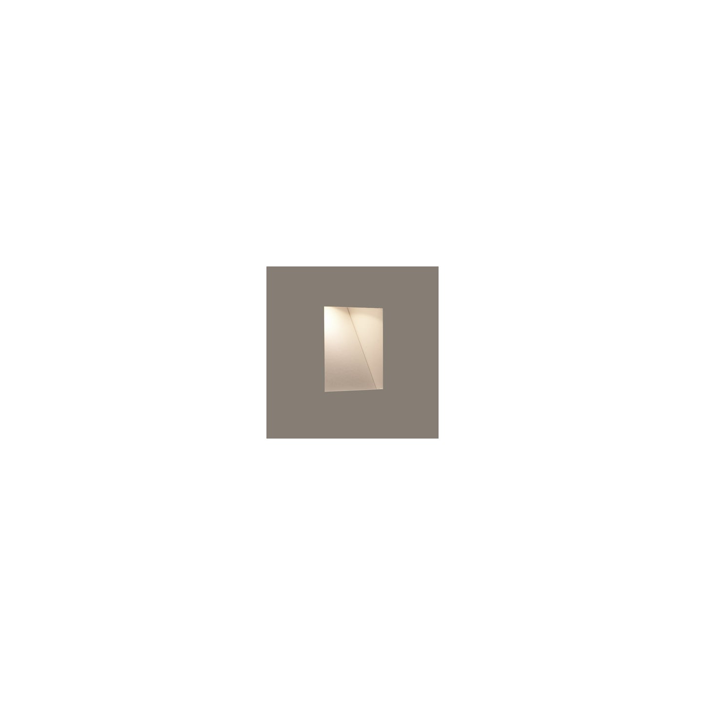 Borgo Trimless 65 Large Matt White Wall Recessed