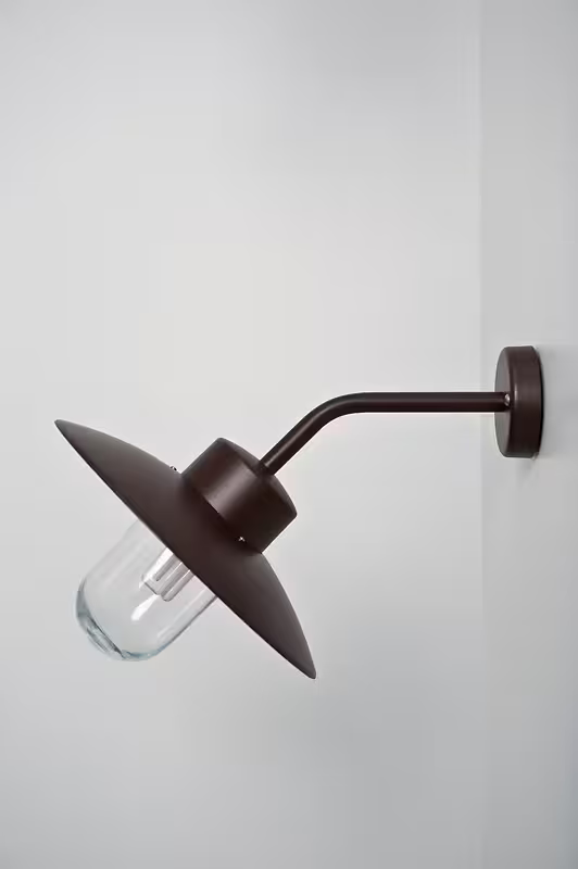 Belcour Model 8 Clear Glass Wall Fitting