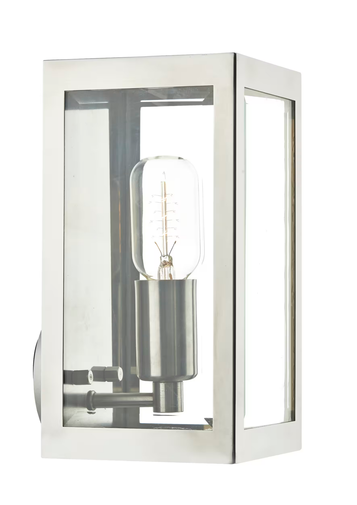 Era Clear Glass Wall Bracket with Bevelled Edge Glass