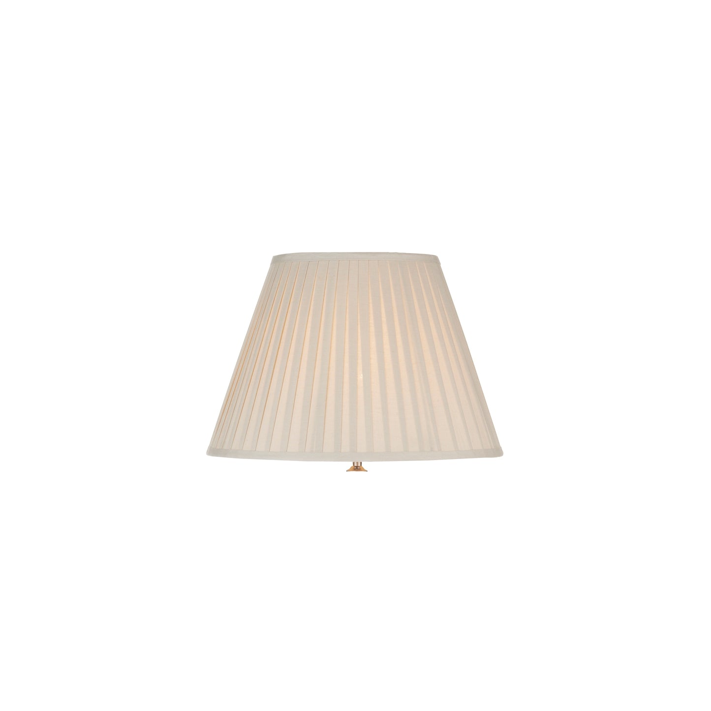 43cm Cotton Tapered Drum Shade Taupe