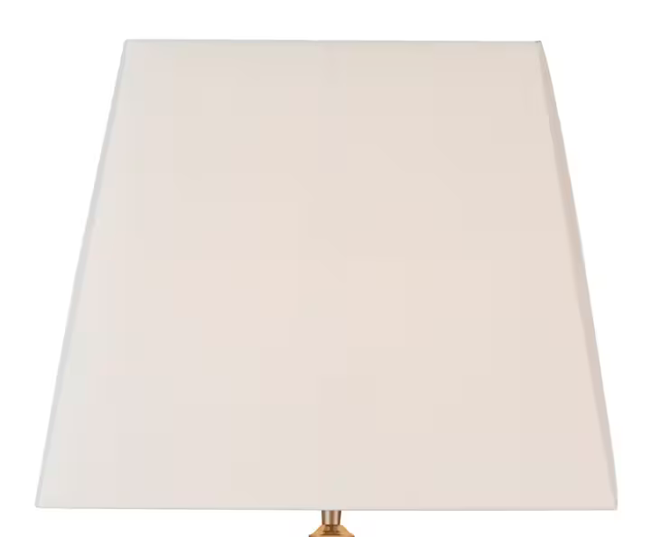 Ivory Silk Tapered Square Shade