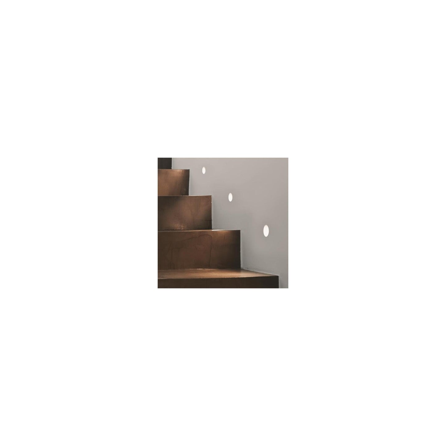 Leros Trimless LED Recessed Wall Light Matt White