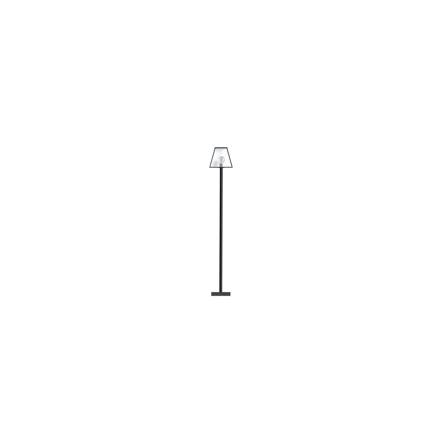 Contemporary lamp post in galvanised steel 2.7m