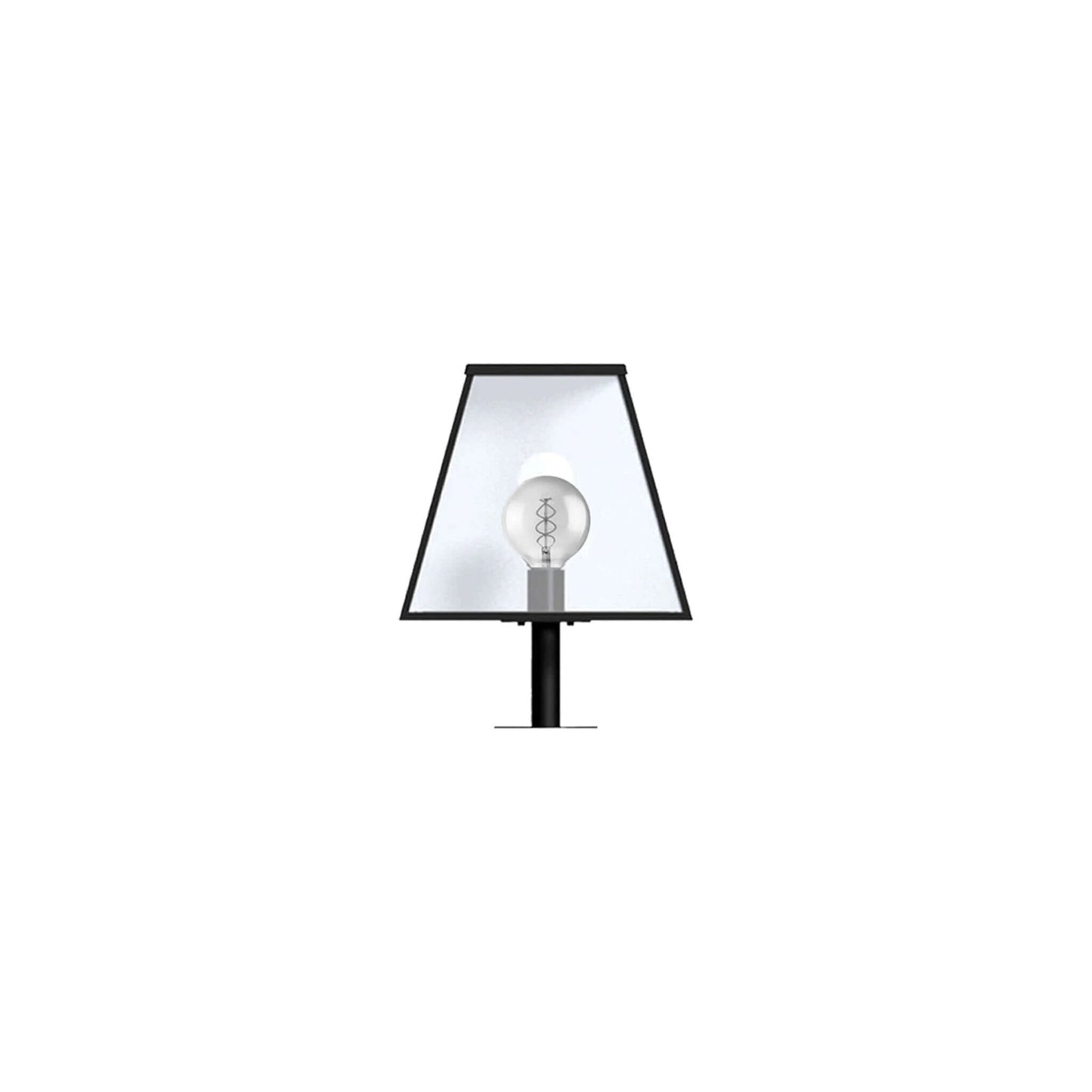 Contemporary pier light in galvanised steel 0.53m
