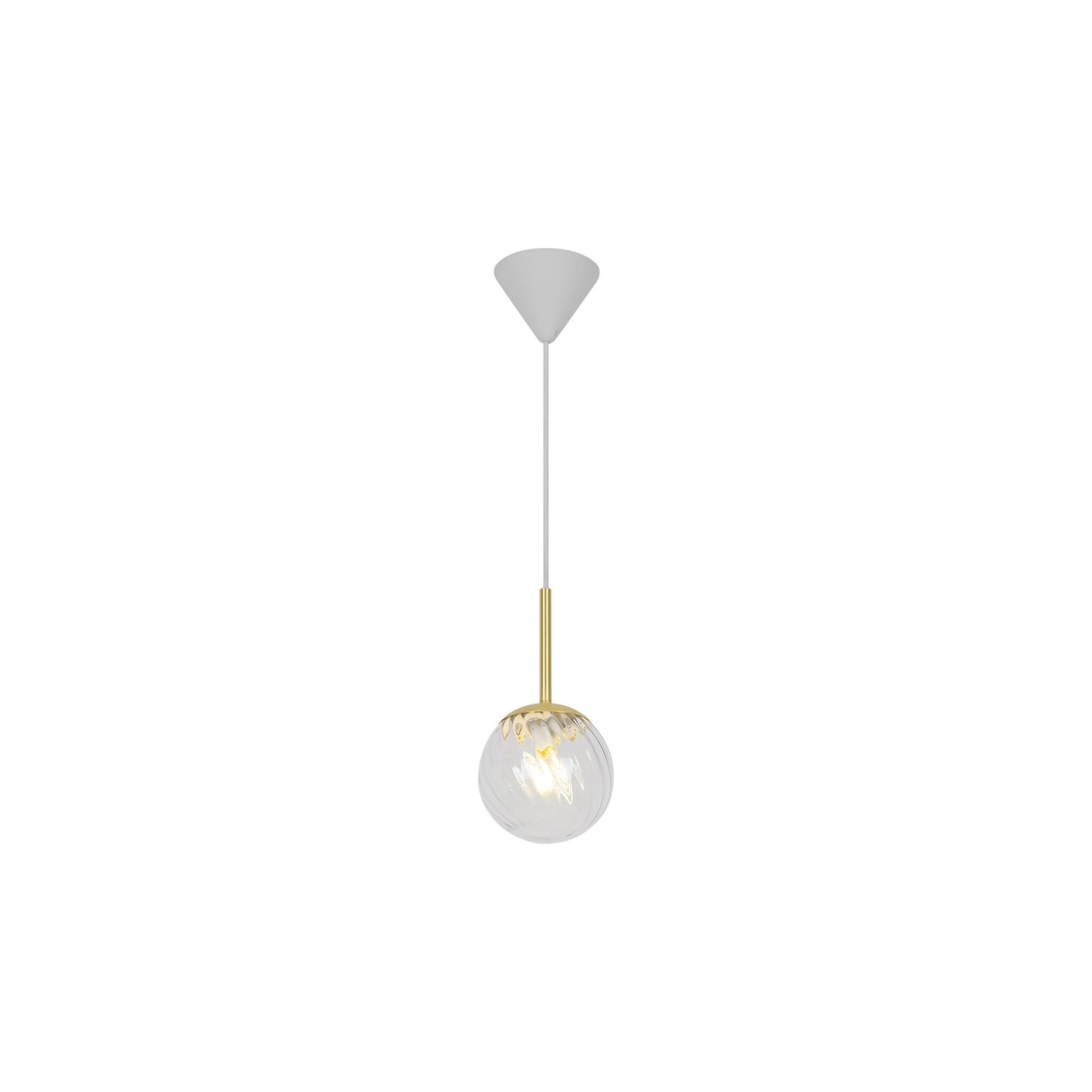 Chisell Pendant in Brass