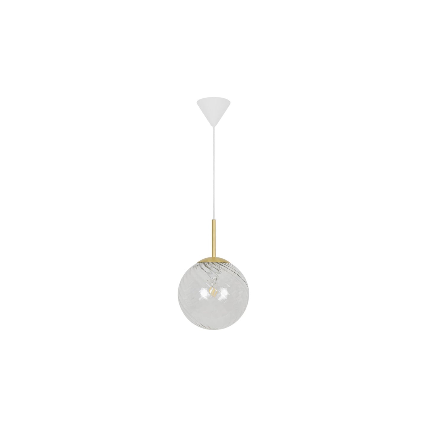 Chisell Pendant in Brass