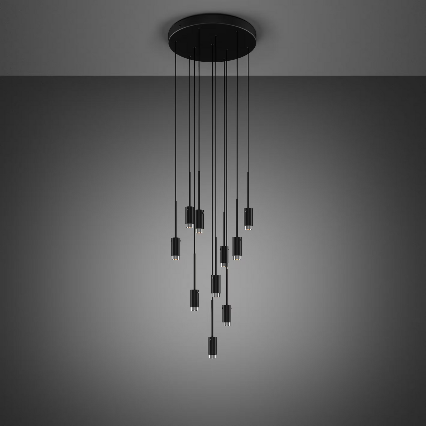 Exhaust 10-Light Pendant Chandelier