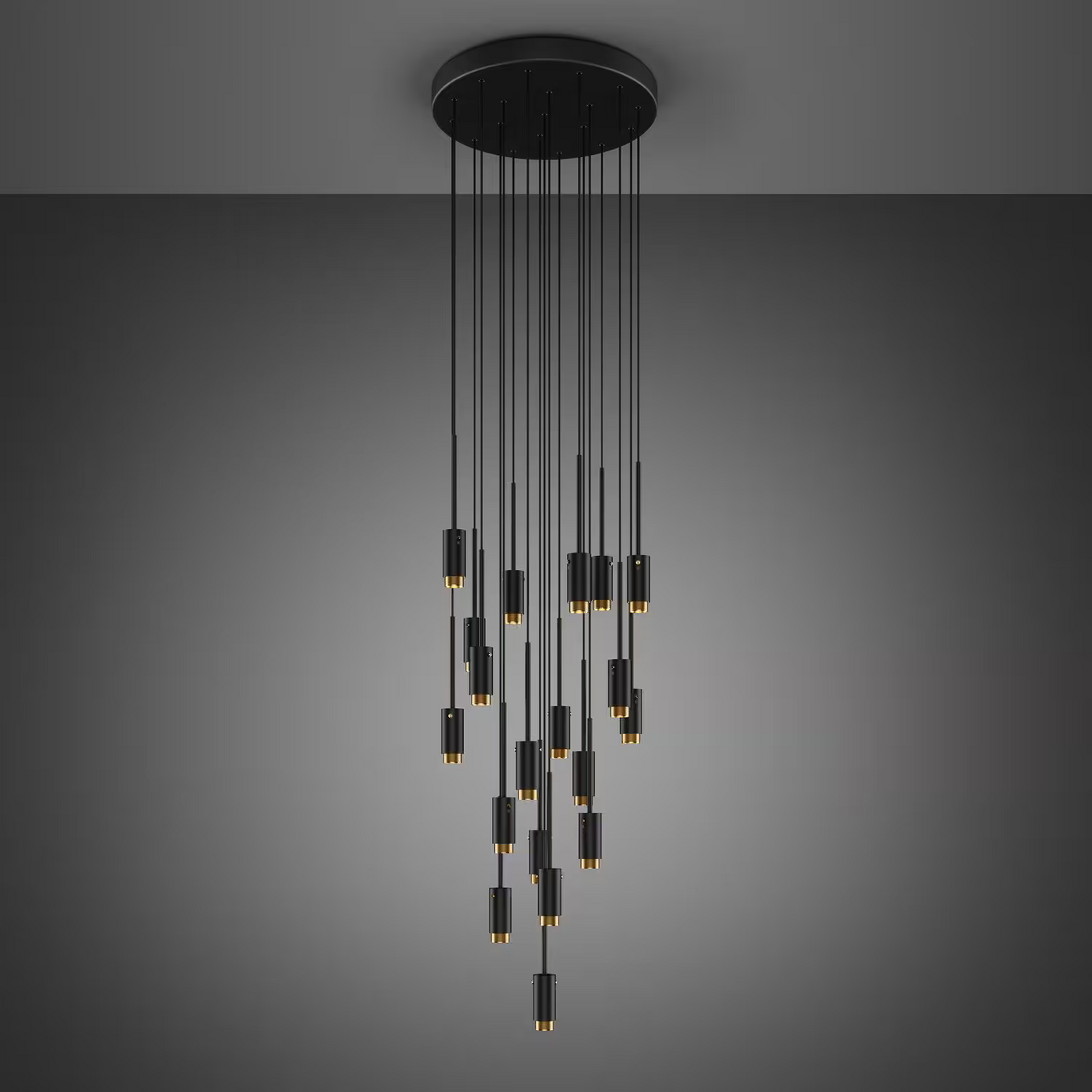 Exhaust 19-Light CASCADE Surface Pendant