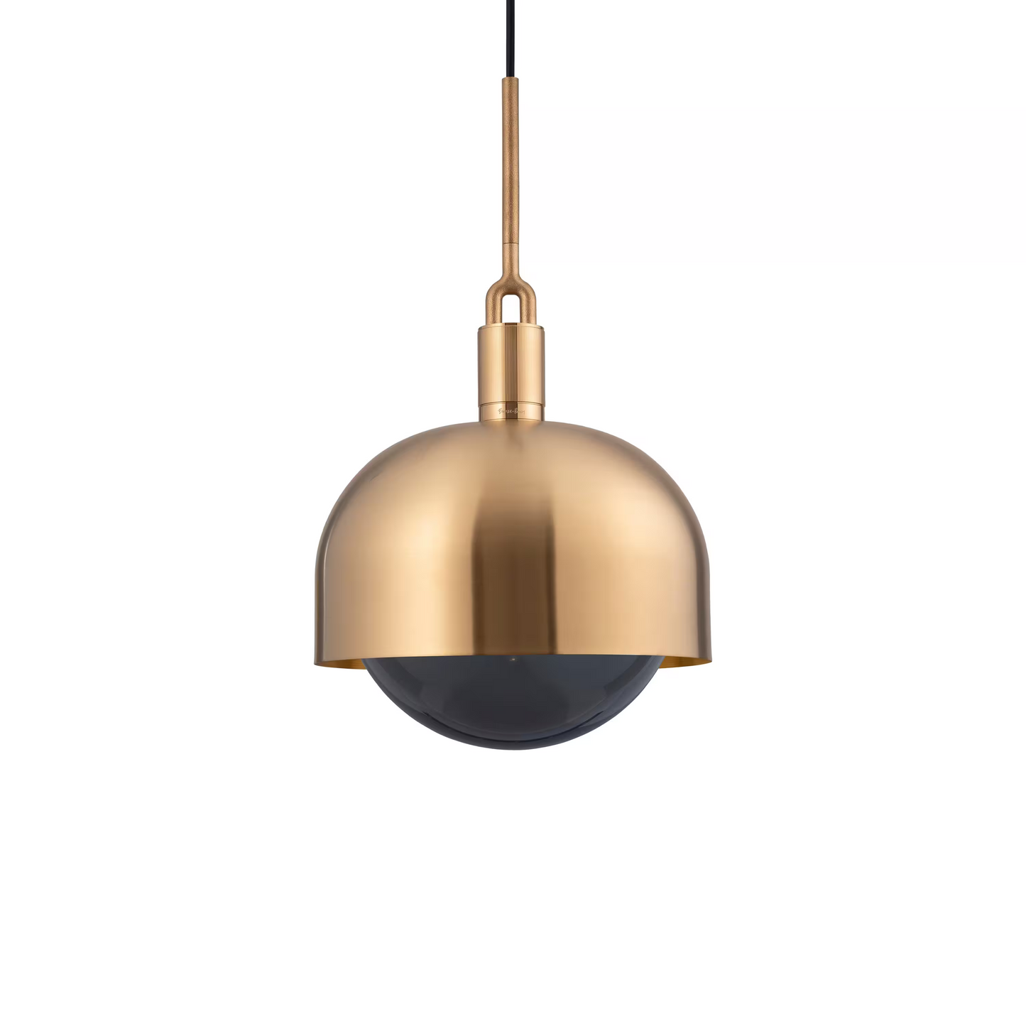 Forked Shade Pendant with Glass