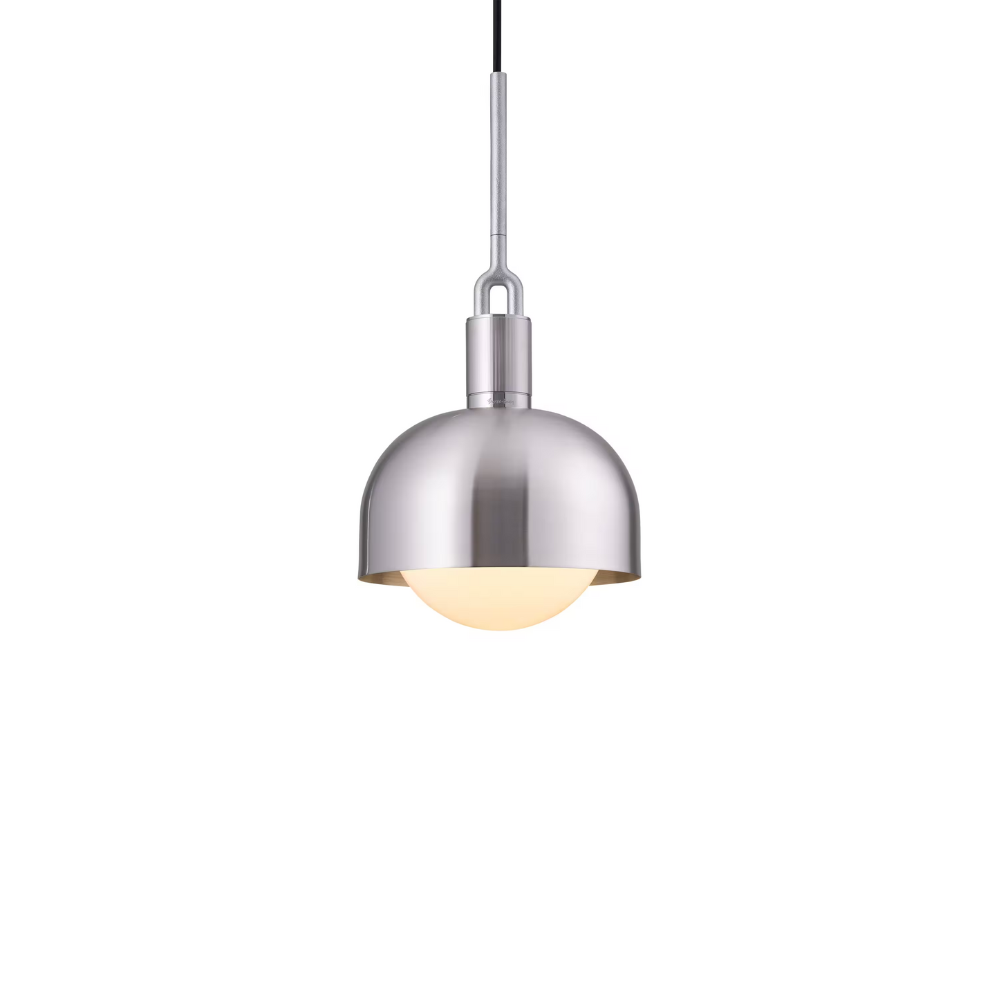 Forked Shade Pendant with Glass