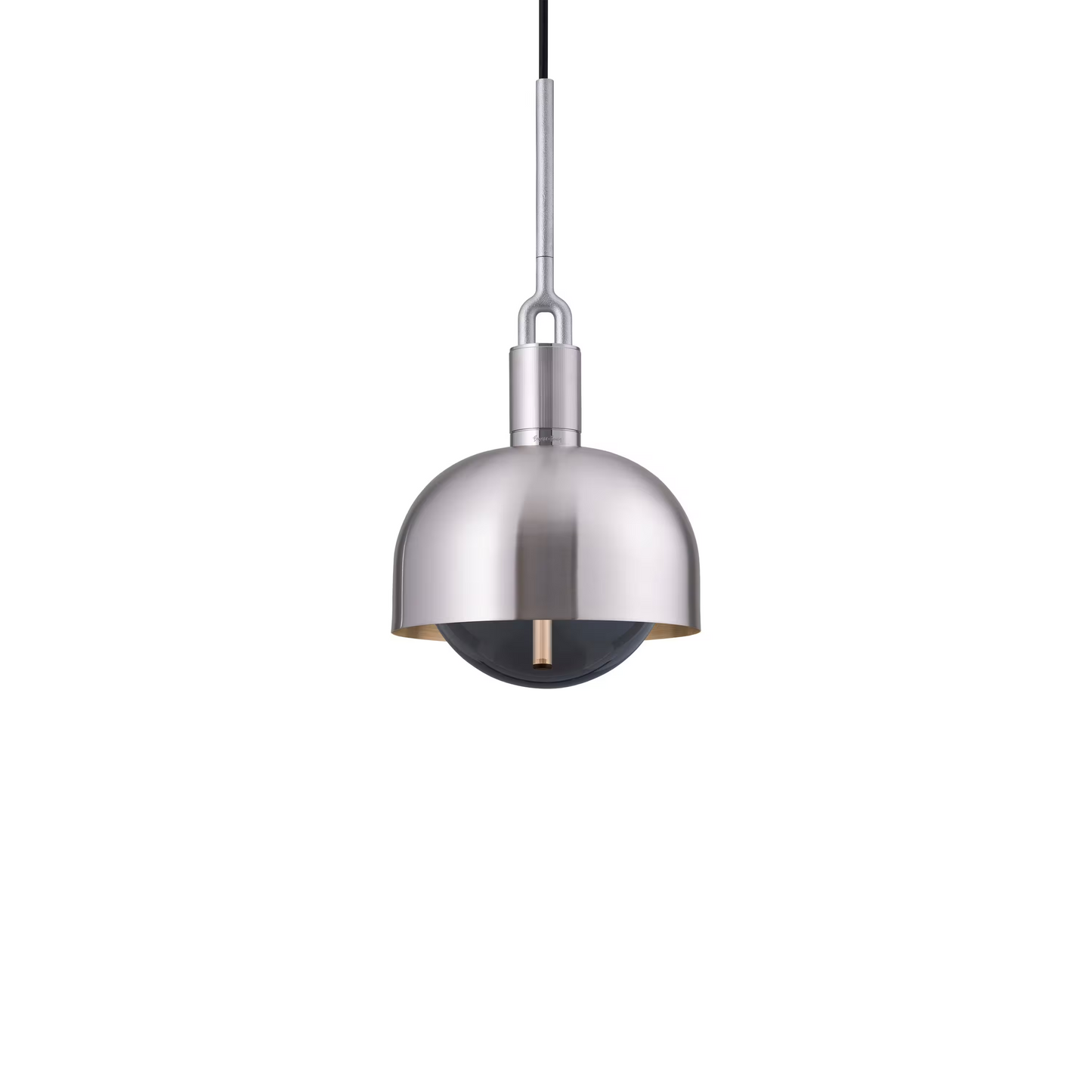 Forked Shade Pendant with Glass