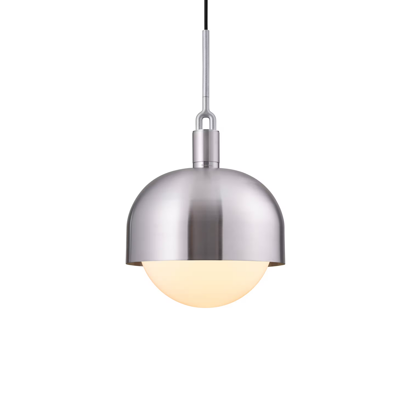 Forked Shade Pendant with Glass